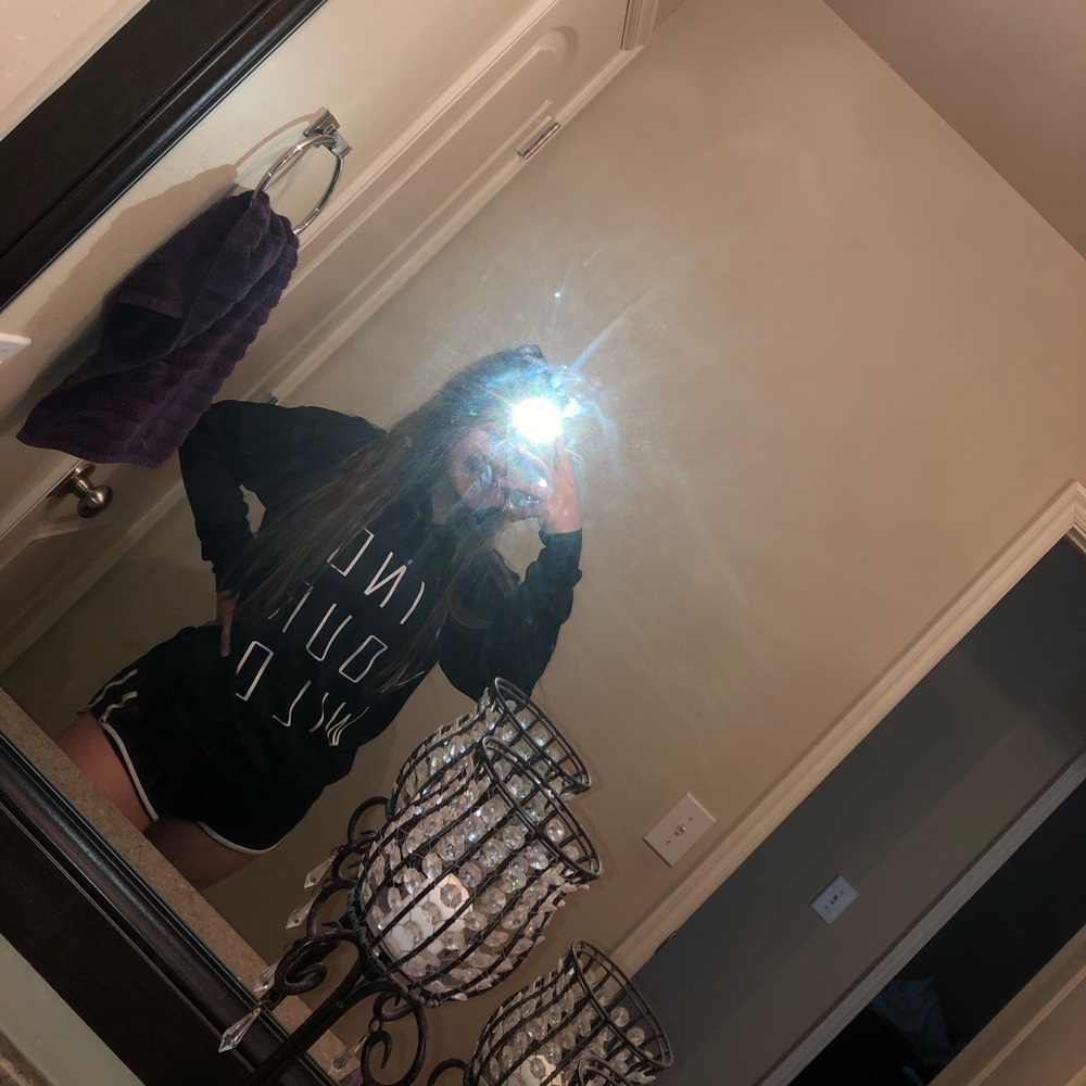 Black crewneck